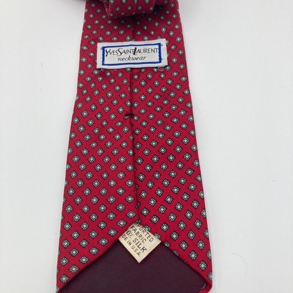 YVES SAINT LAURENT SILK TIE - Picture 4 of 5
